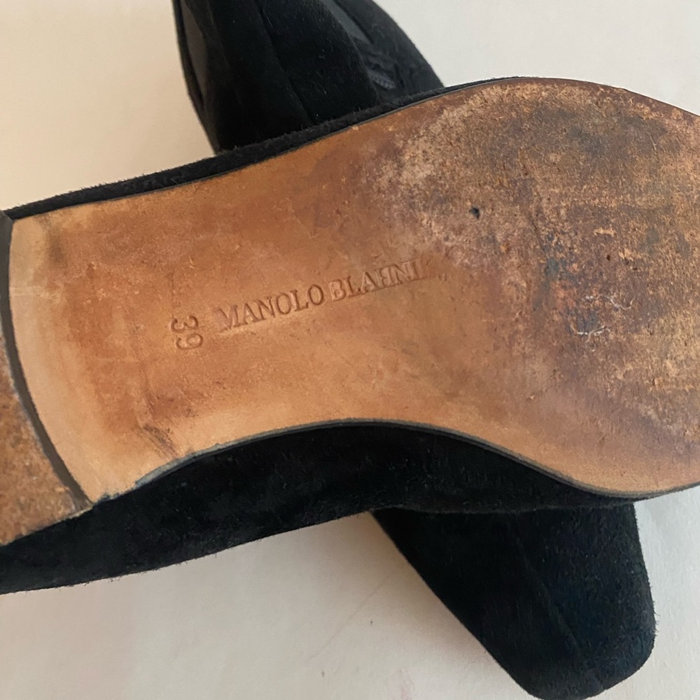 Manolo Blahnik Boots Suede Chelsea - Picture 5 of 5